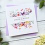Personalised Wedding Card: Floral Butterly Design Handmade, thumbnail 8 of 10