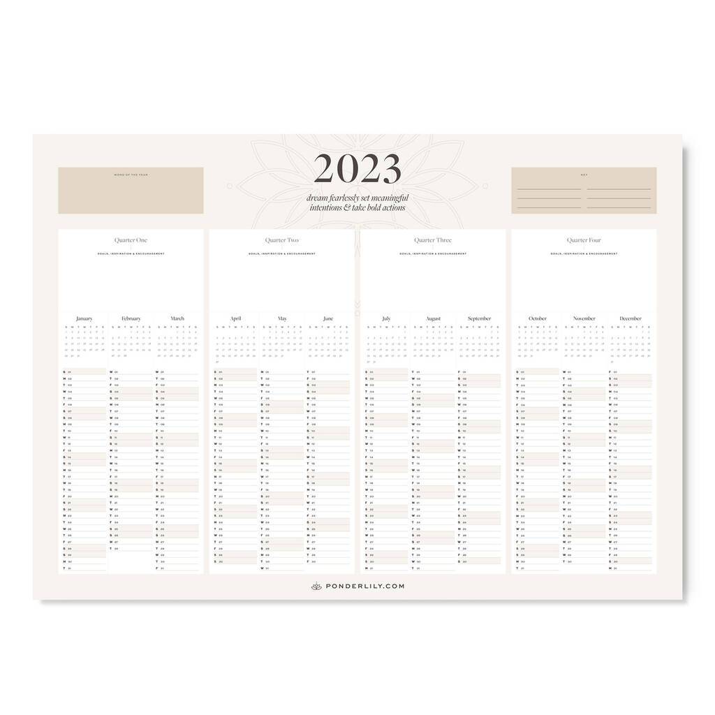 2023 Wall Calendar, 1 of 2
