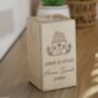 Personalised New Home Wooden Tealight Holder, thumbnail 2 of 5