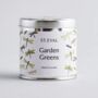 Garden Greens Scented Tinned Candle, thumbnail 2 of 3