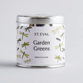 Garden Greens Scented Tinned Candle, 2 of 3
