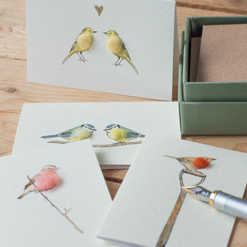 Boxed Collection Of Small Bird Gift Cards, 4 of 4