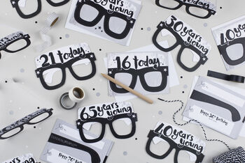 90th Birthday Card Glasses, 4 of 4