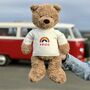 Personalised Medium Teddy With ‘Rainbow Pride’ Jumper, thumbnail 1 of 4