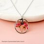 Pink Sweet Williams Necklace, thumbnail 6 of 7