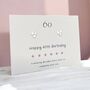 60th Birthday Sterling Silver Star Stud Earrings, thumbnail 1 of 5