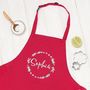 Personalised Floral Wreath Children's Apron, thumbnail 1 of 4