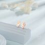 Power Fist Stud Earrings, thumbnail 5 of 9