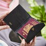 Personalised Raw Buffalo Leather Passport Holder, thumbnail 2 of 5