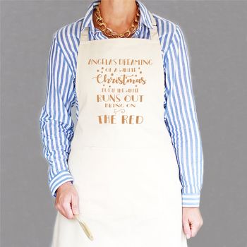 I'm Dreaming Of A White Christmas Apron, 7 of 10