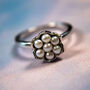 Royal Pearl Flower Ring, thumbnail 4 of 6