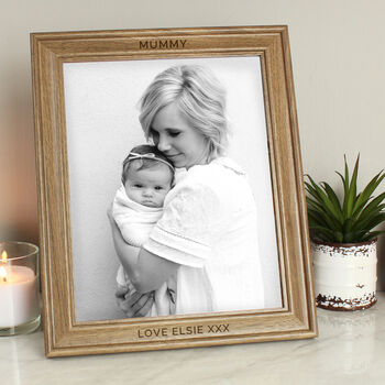 Personalised Wooden Frame, Eight By Ten, 2 of 6