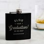 Personalised Hipflask Graduation Gift For Son, thumbnail 6 of 12
