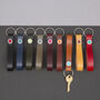 Personalised Classic Leather Key Loop, thumbnail 8 of 8