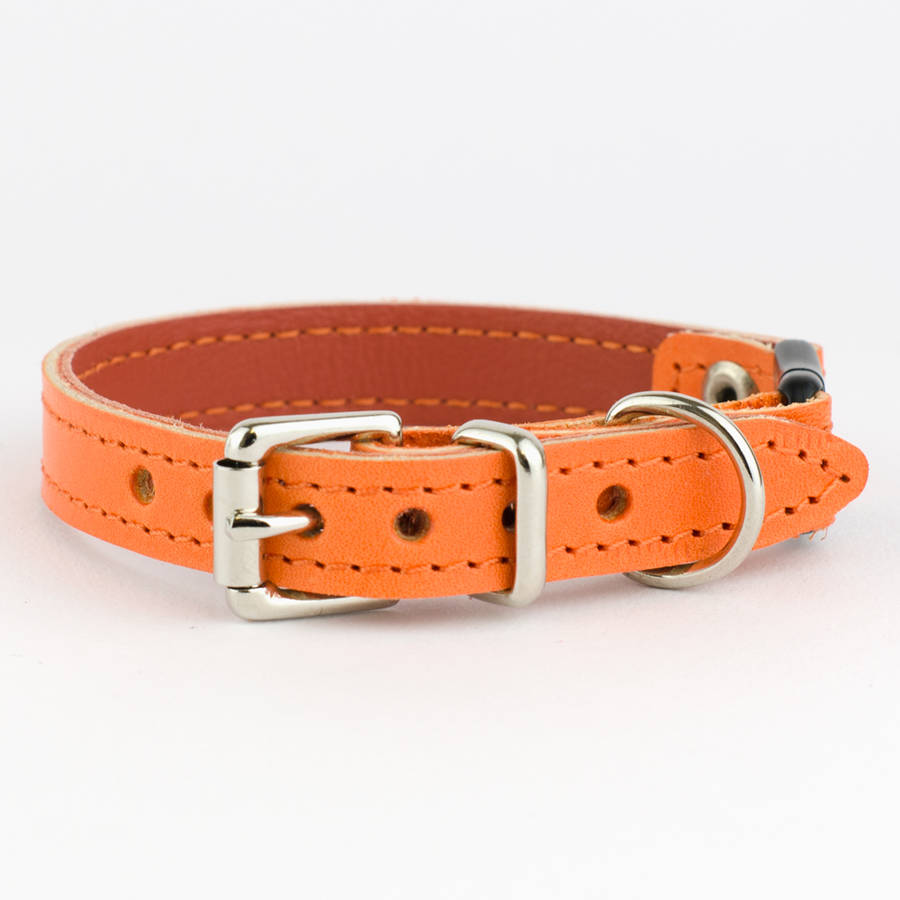 leather cat collar with swarovski crystals by petiquette collars ...