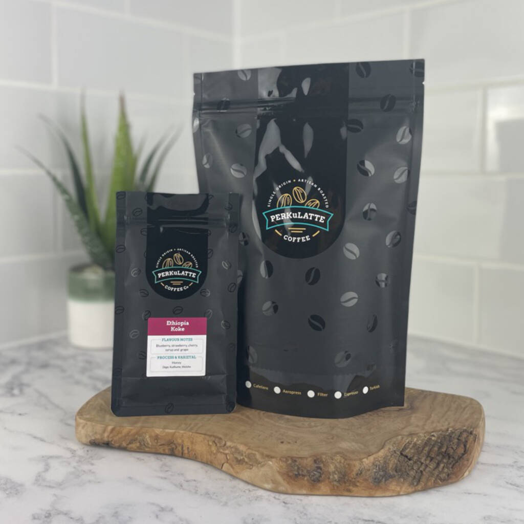 Ethiopia Koke Single Origin Coffee Bag By Perkulatte