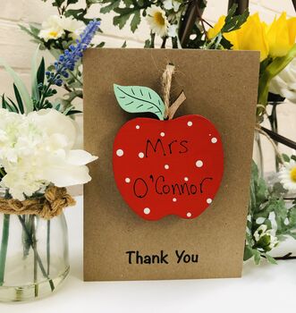 Personalised Teaching Assistant Thank You Apple Card, 11 of 11