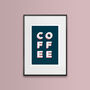 Coffee, Retro, Poster Print, thumbnail 1 of 7