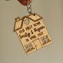 Personalised New Home Keyring – “Home Sweet Home / Our First Home / My New Home” Couples Gift, thumbnail 1 of 4