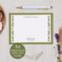 Botanical Personalised Address Note Cards A6 Notecard Set, thumbnail 2 of 6