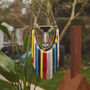 Rainbow Fringe Solar Garden Lantern, thumbnail 1 of 2