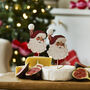 Vintage Santa Pom Pom Food Picks Pack Of 12, thumbnail 3 of 6