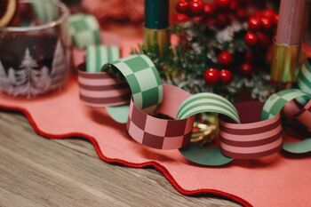 Tis The Season To Be Stripey | Christmas Paper Chain Kit, 8 of 10