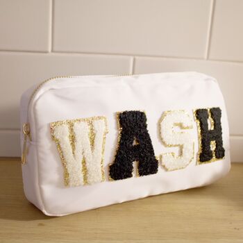 Personalised Cosmetic Make Up Bags With Glitter Letters, 12 of 12