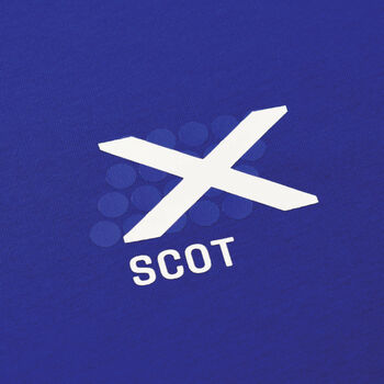 Scotland Team Supporter Blue Organic T Shirt, 2 of 7