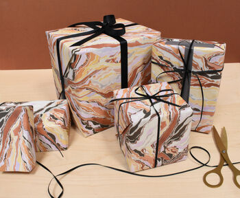 Terrain Eco Recycled Wrapping Paper Pack, 3 of 5