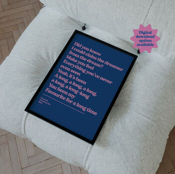 Custom Lyric Print, 11 of 12