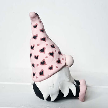 Love Gonk Handmade Scandinavian Gnome Pink, 2 of 6