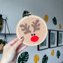 Rudolph The Reindeer Christmas Wall Hanging, thumbnail 1 of 6