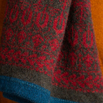 Unisex Knitted Lambswool Scarf Inspired By Nature, 4 of 8