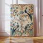 Set Of Two Chinoiserie Golden Floral Bird Art Prints, thumbnail 3 of 4