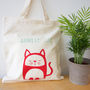 Personalised Organic Cotton Tote Bag, thumbnail 1 of 5