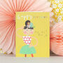 Mini Glittery Strictly Come Dancing Birthday Card, thumbnail 4 of 4