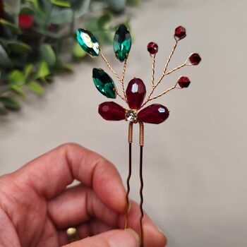Christmas Hair Pin Set Of Two, 6 of 11