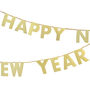 Luxe Gold Happy New Year Garland 2m, thumbnail 2 of 5