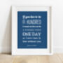 Winnie The Pooh Anniversary Gift Quote Print, thumbnail 2 of 6