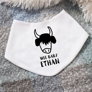 Wee Baby Scottish Highland Cow Vest, 3 of 3
