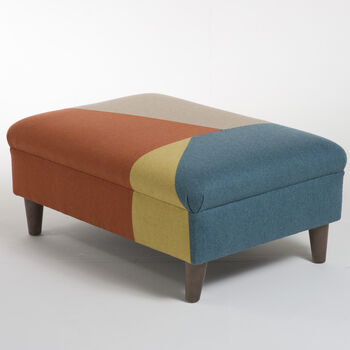 Bespoke Fabric Footstool, 4 of 9