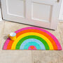 Rainbow Shape Doormat, thumbnail 1 of 5