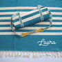Personalised Beach Towel, Engagement Gift Set, thumbnail 2 of 9