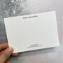 Classic Personalised Correspondence Cards, thumbnail 5 of 8
