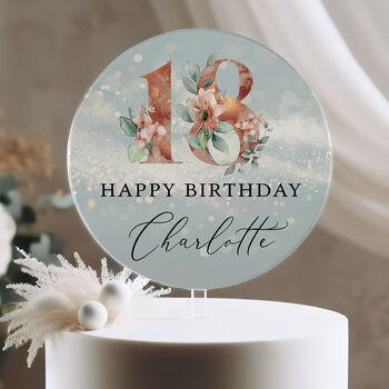 Birthday Celebration Cake Topper, 3 of 5