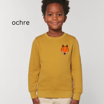 Childrens Eco Friendly Fox Sweatshirt, 3 of 12