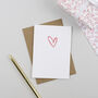 Red Heart Anniversary Card And Gift Tag, thumbnail 4 of 4