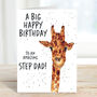 'A Big Happy Birthday' Card For Step Dads, thumbnail 1 of 3