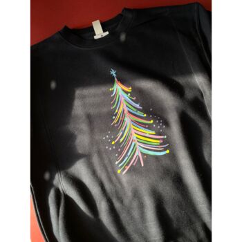 Merry And Bright Christmas Jumper Sweatshirt, 6 of 8